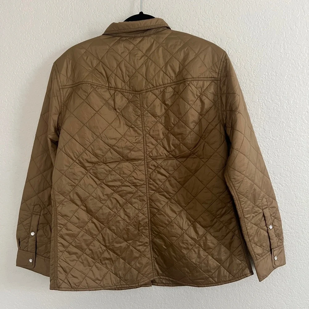 NWT Criquet Women's Quilted Shacket Jacket  In Goldie Hawn Color. Size L - Picture 11 of 12